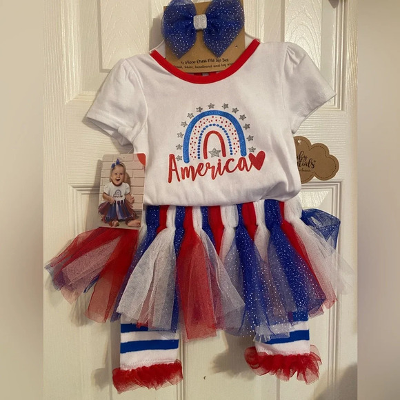 NWT 4th of July Outfit - Picture 1 of 10